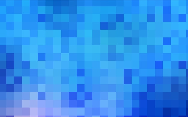 Light BLUE vector polygonal illustration consisting of rectangles