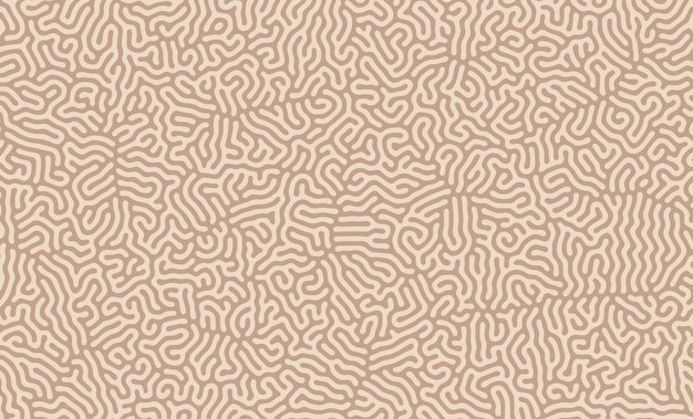 light brown turing lines organic shape patterns background design with elegant pattern