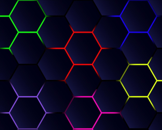 Light pattern background design