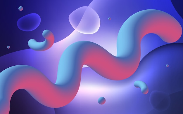 Light Purple vector background with curved circles