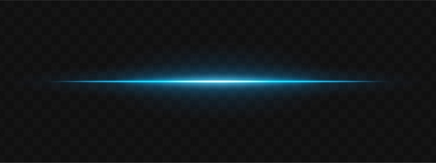 Light stripe Beam on transparent background with sharp center line and smooth gradient spread Ideal for motion or UI compositions