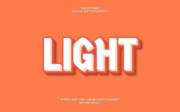 light text effect