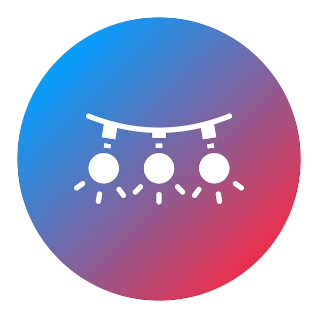 lighting icon vector image can be used for filmmaking