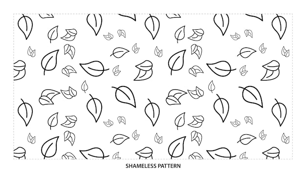 Line Art Leaves A Minimalist Botanical Illustration