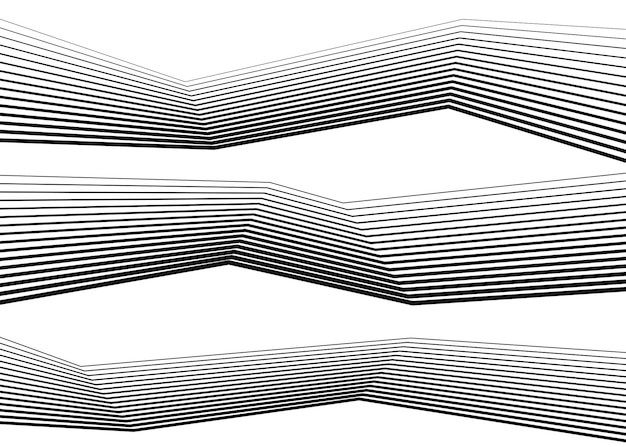Line Design element many parallel lines poligonal form25