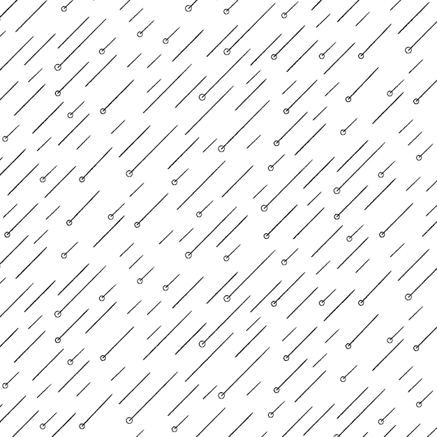 Line star rain pattern doodle shooting stars on a transparent background merge cartoon