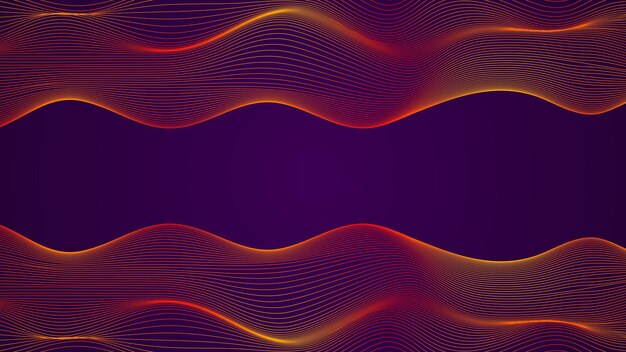 Line Wave Background Design