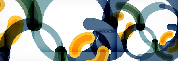 Linear design circle background