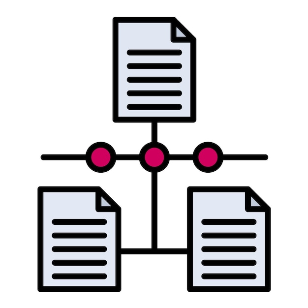 Linked Data Flat Illustration