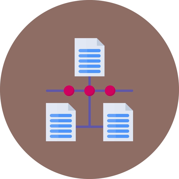 Linked Data Flat Illustration