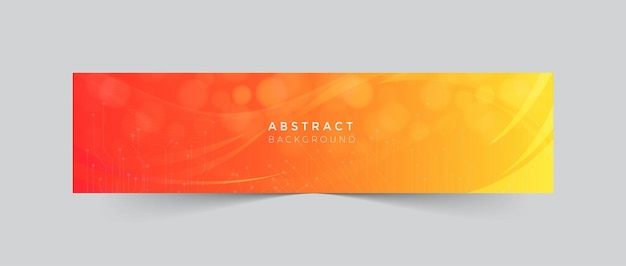 Linkedin Abstract Gradient shape background social media cover timeline banner template design