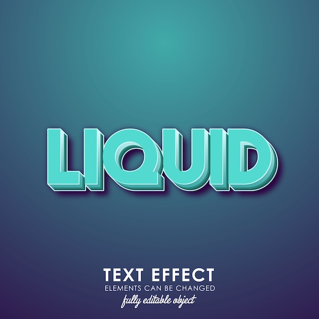 liquid blue premium text style