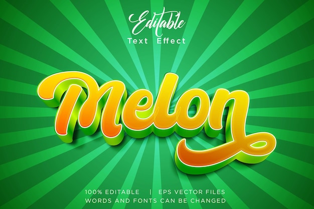 liquid fruit label text effect