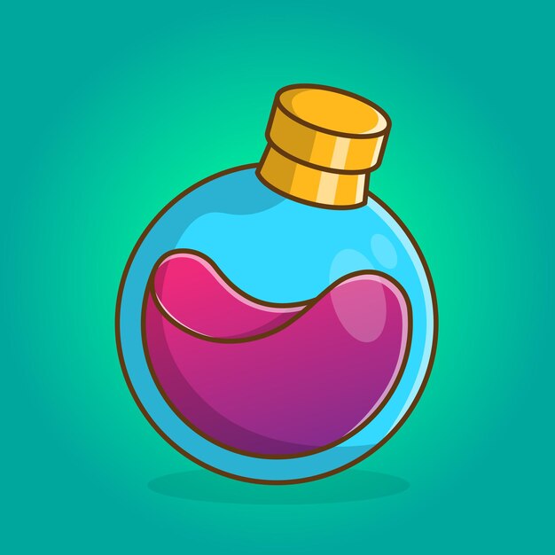 Liquid Glass Bottle