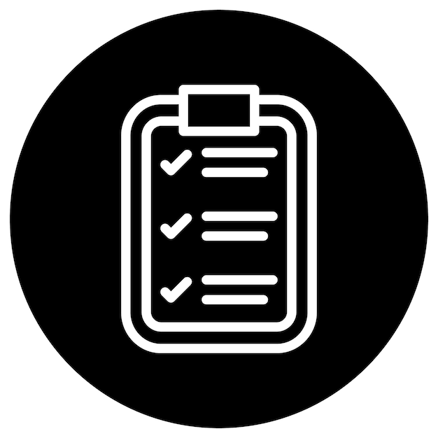 List Vector Icon Design Illustration