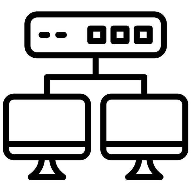 Load balancing vector icon illustration of Big Data iconset