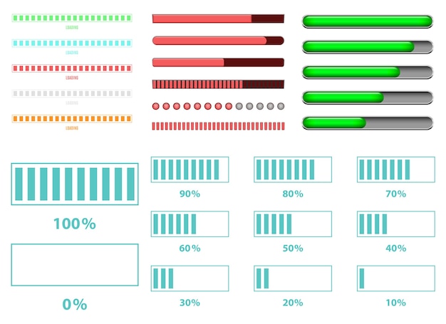 Loading bar   design illustration isolated  