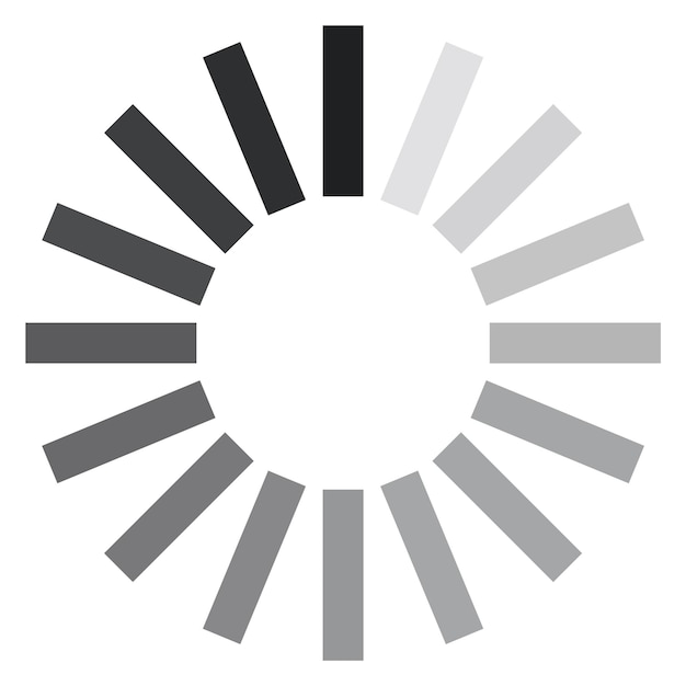 loading cursor icon progress circle waiting symbol