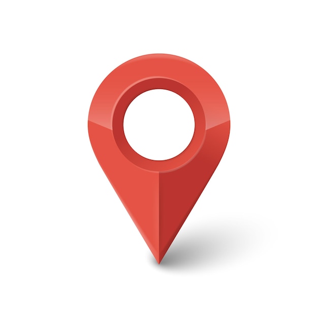 location icon isolated on white background vector illustration