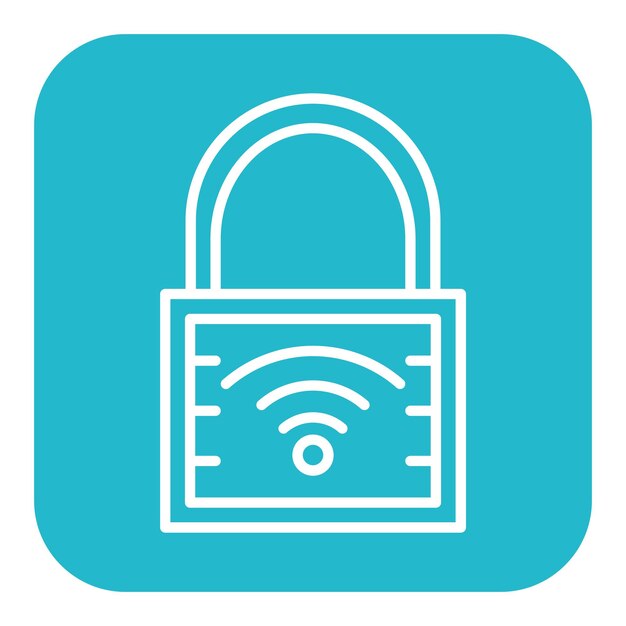 Lock vector icon Can be used for Crisis Mangement iconset