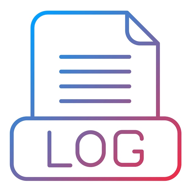 Logs icon vector image Can be used for Computer Programming