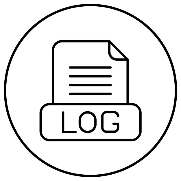 Logs icon vector image Can be used for Computer Programming