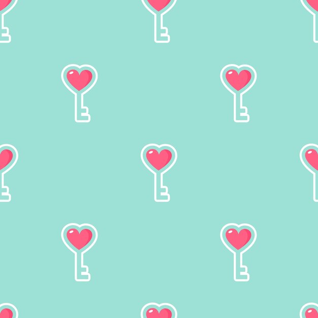 love vector seamless pattern