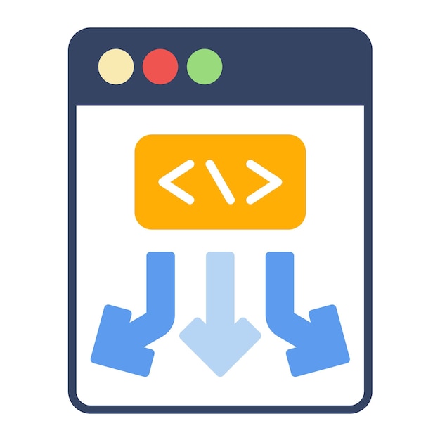 Low Code Flat Illustration