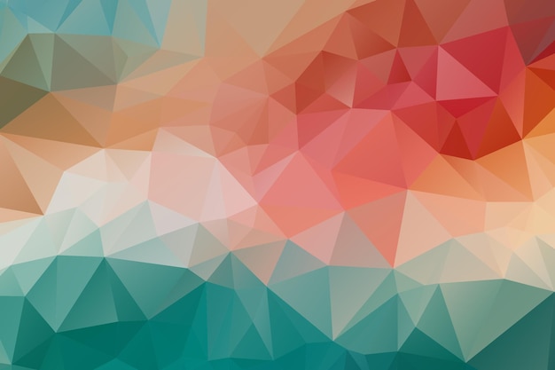 low poly background 3d rendering
