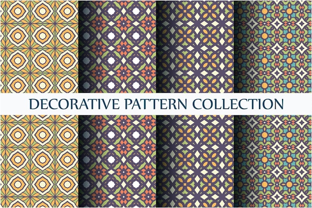 luxury abstract pattern collection decorative style