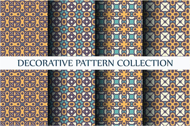 luxury abstract pattern collection decorative style