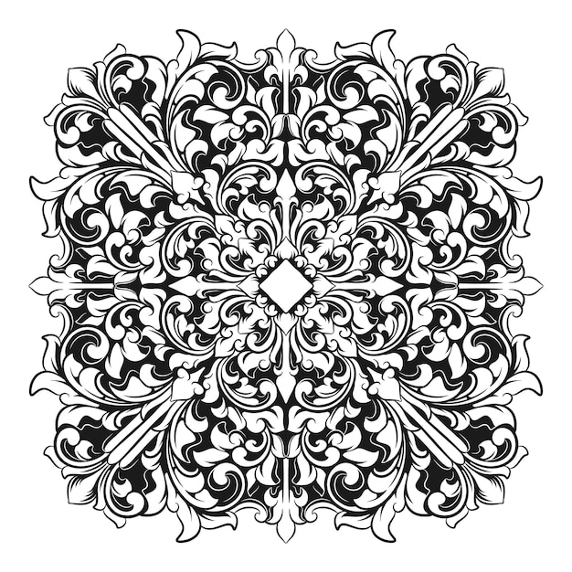Luxury frame Ornament wedding decoration