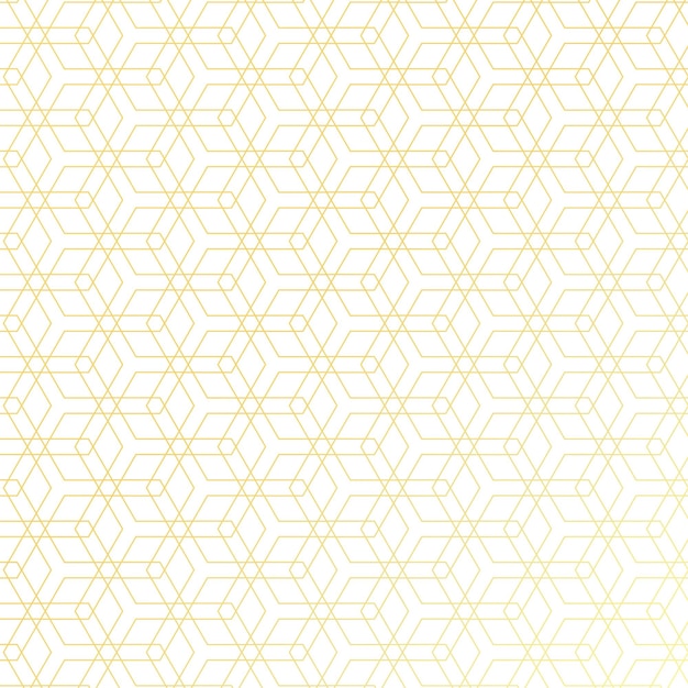 Luxury Geometric hexagonal Pattern Seamless Abstract Background
