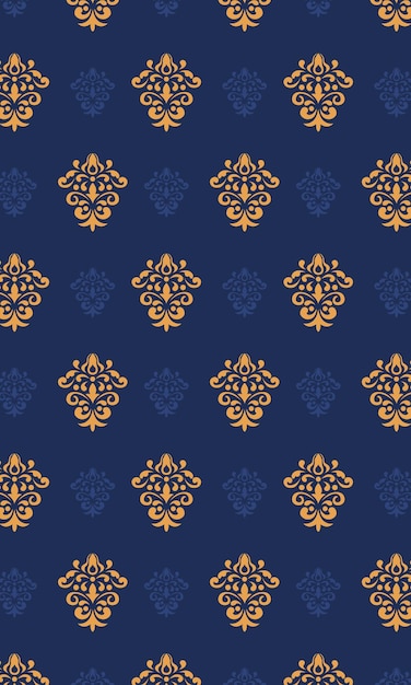 Luxury gold vintage decorative pattern wallpaper