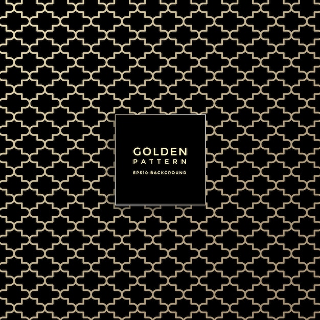 Luxury golden geometric pattern, abstract pattern background