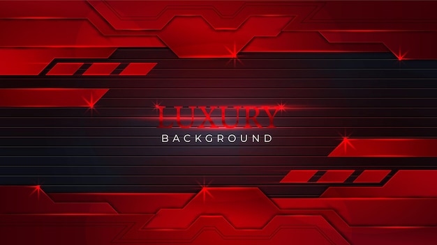 Luxury Red Light Effect Background Template