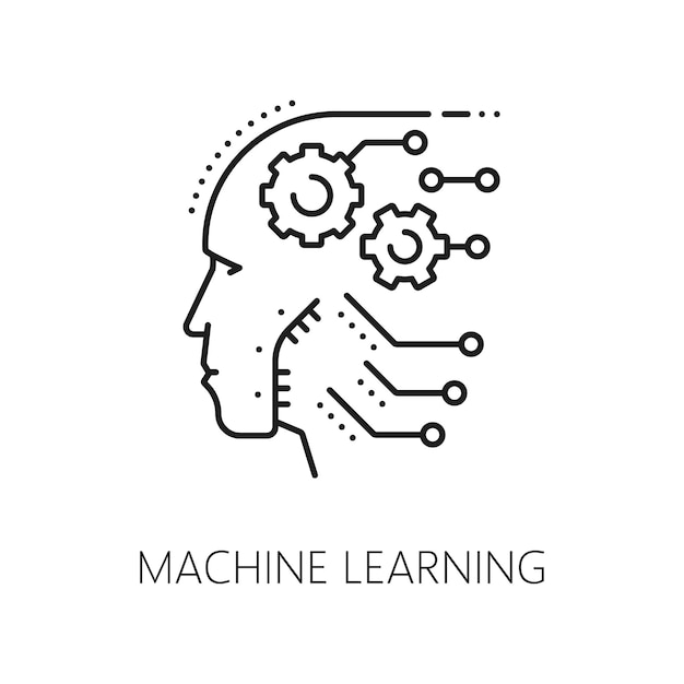 machine learning ai artificial intelligence icon