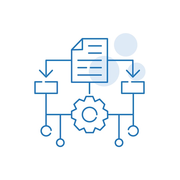 machine learning ml vector illustration icon design