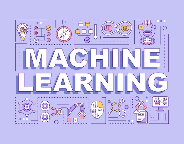 machine learning word concepts banner