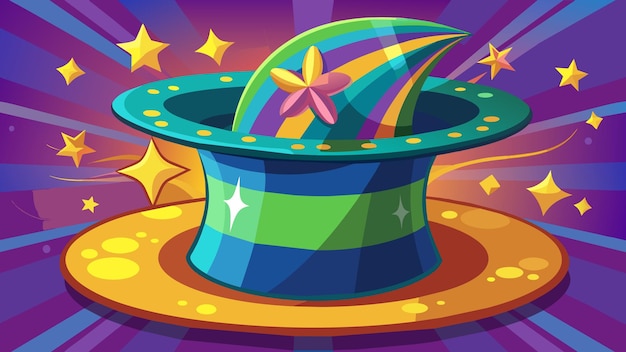 magic hat vector graphics illustration eps source file format lossless scaling icon design