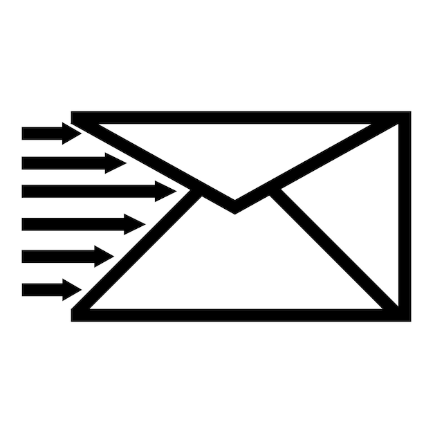 mail icon design vector template simple and modern