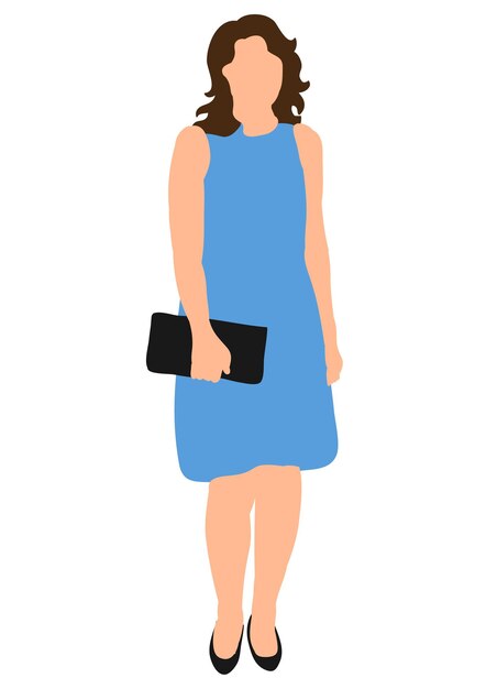 Man drawing by one continuous line, vector