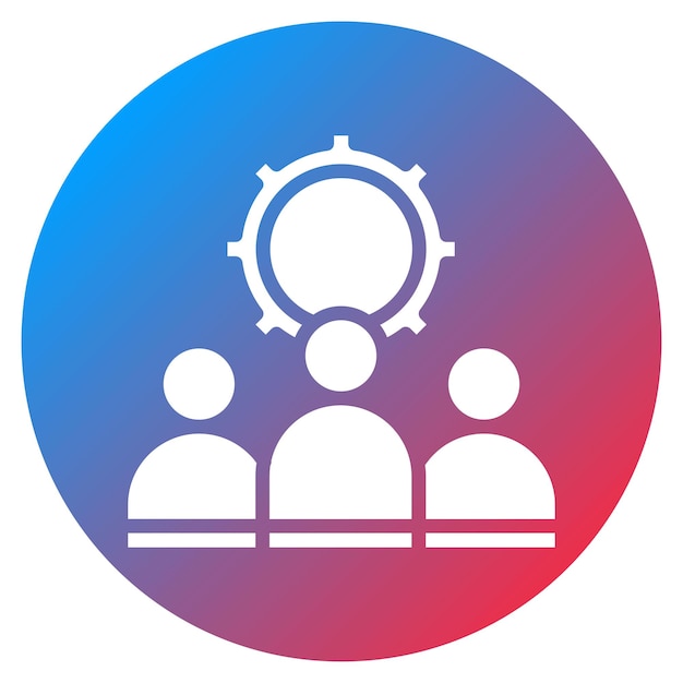 management icon vector image can be used for professional services