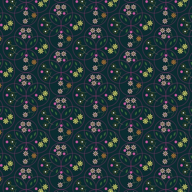 mandala pattern design with texture pattern background
