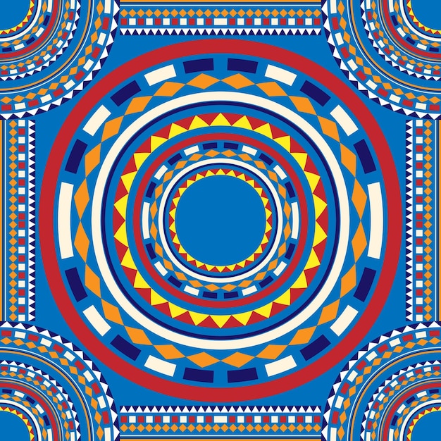 mandalas textile pattern ethnic geometric tribal native arabesque fabric carpet arabian seamless