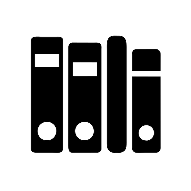 many booksthemed stickers icon