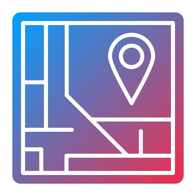 map icon vector image can be used for taxi service