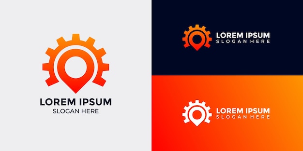 map pin icon in flat style Pointer symbol marker sign gps position navigation button Vector