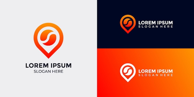 map pin icon in flat style Pointer symbol marker sign gps position navigation button Vector