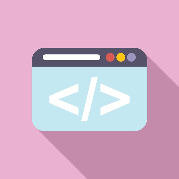 Market seo online icon flat vector Information available